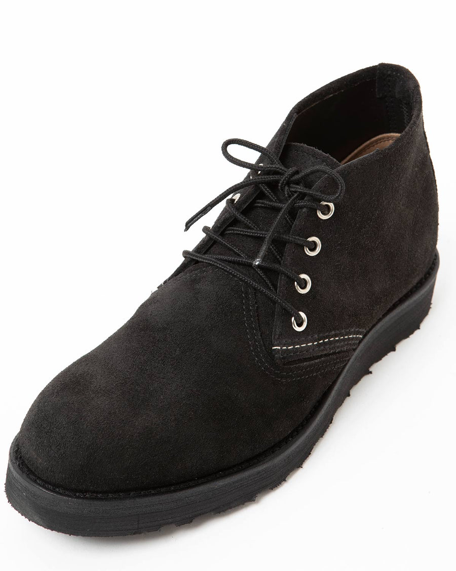 PRE-ORDER RAFFLE】STYLE NO. 3147 SUEDE BLACK WORK CHUKKA PLATFORM