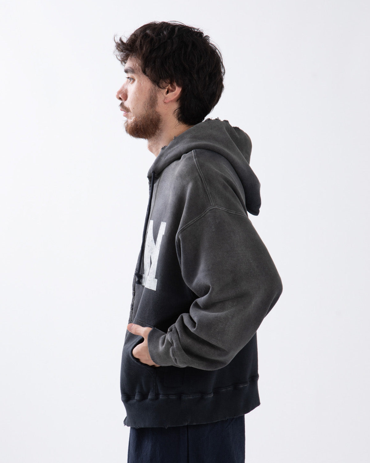 BOW WOW ZIP HOODIE AGING "A.M."
