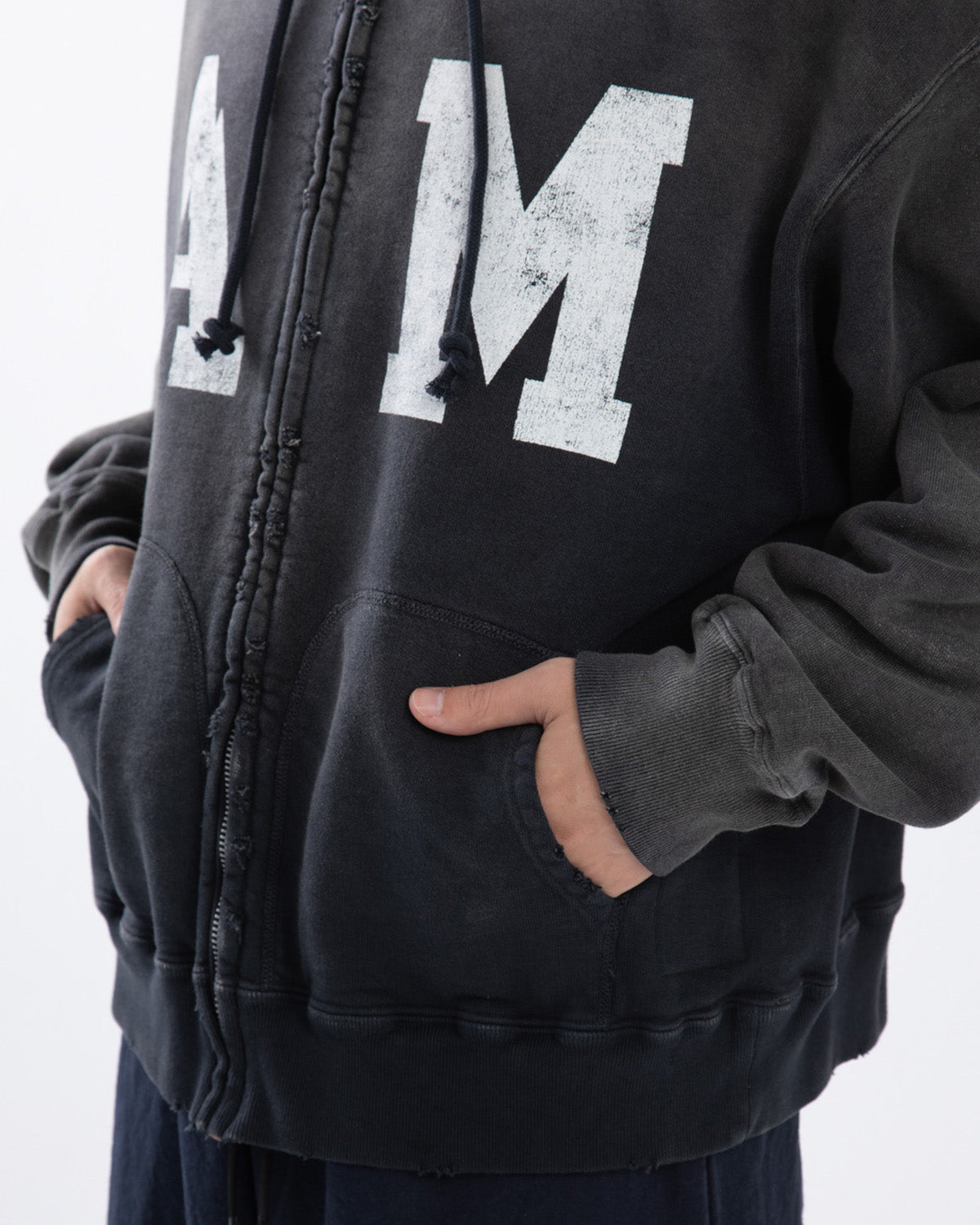 BOW WOW ZIP HOODIE AGING "A.M."