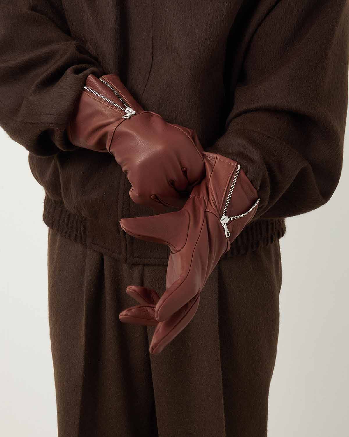 CALF LEATHER GLOVES