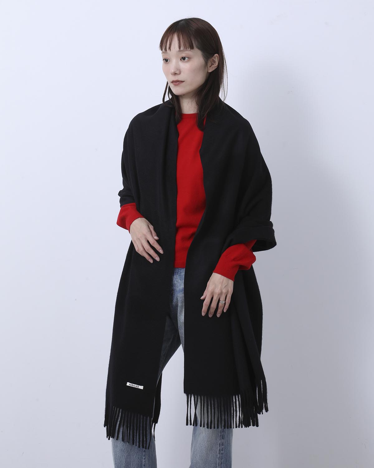 BABY CASHMERE WIDE STOLE