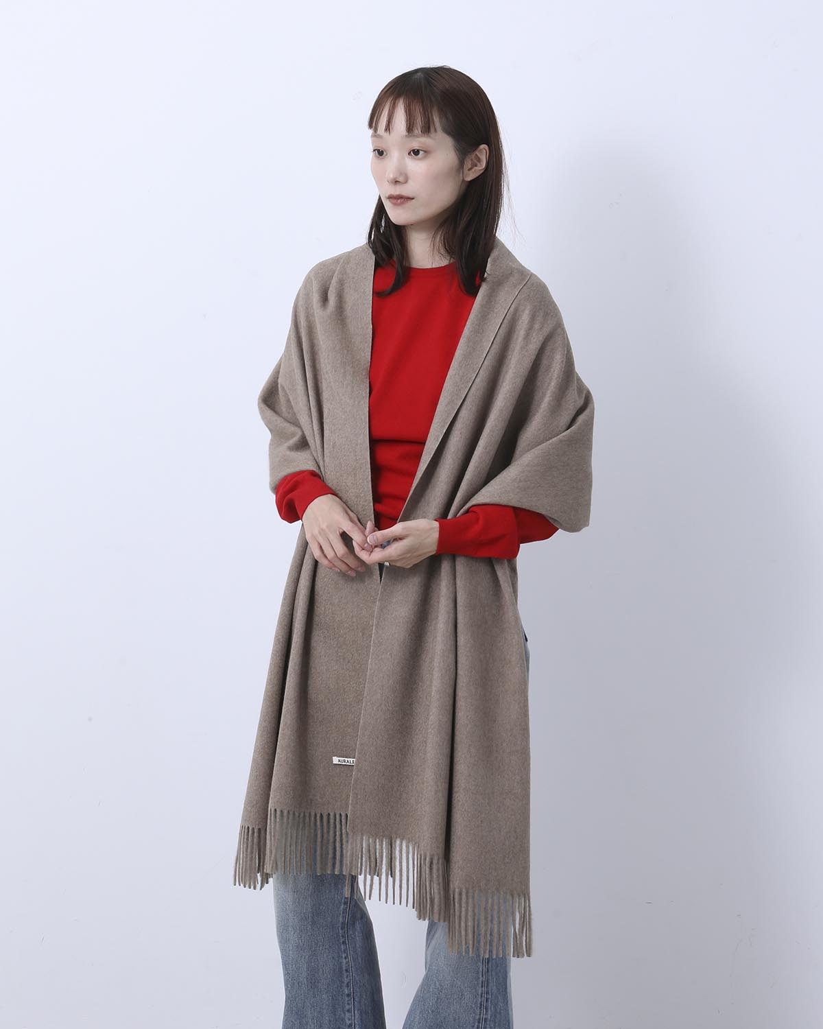 BABY CASHMERE WIDE STOLE