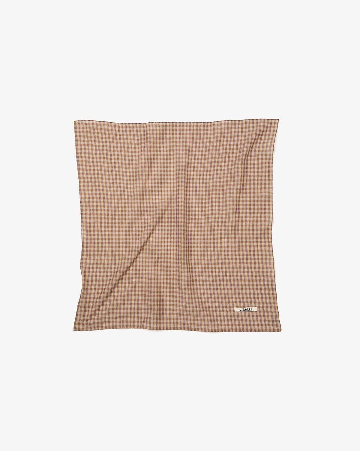 AIRY LIGHT COTTON CHECK SCARF