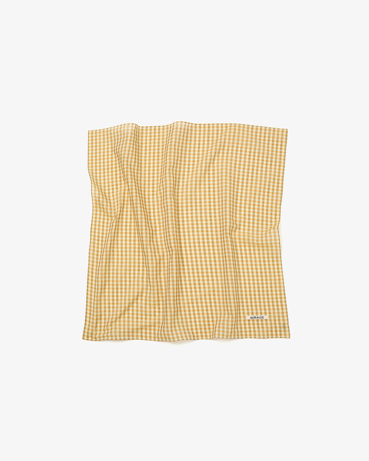 AIRY LIGHT COTTON CHECK SCARF