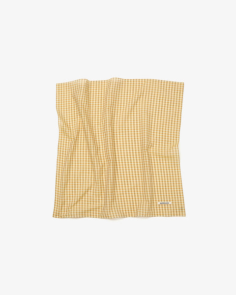 AIRY LIGHT COTTON CHECK SCARF – COVERCHORD