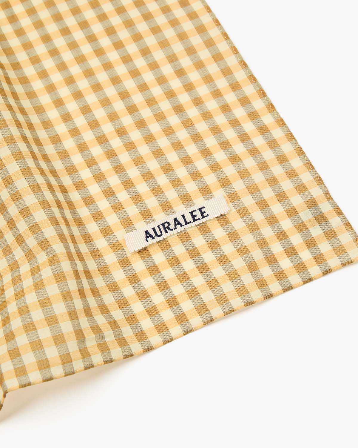 AIRY LIGHT COTTON CHECK SCARF