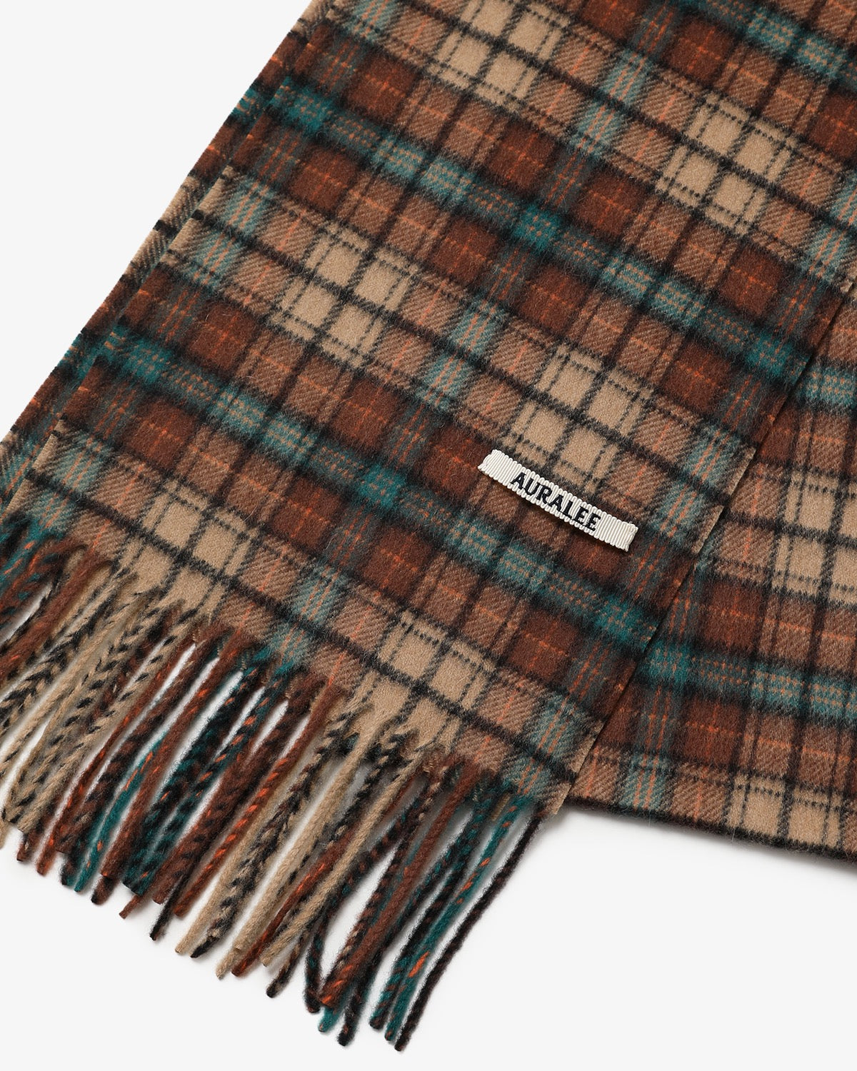 CASHMERE CHECK LONG STOLE