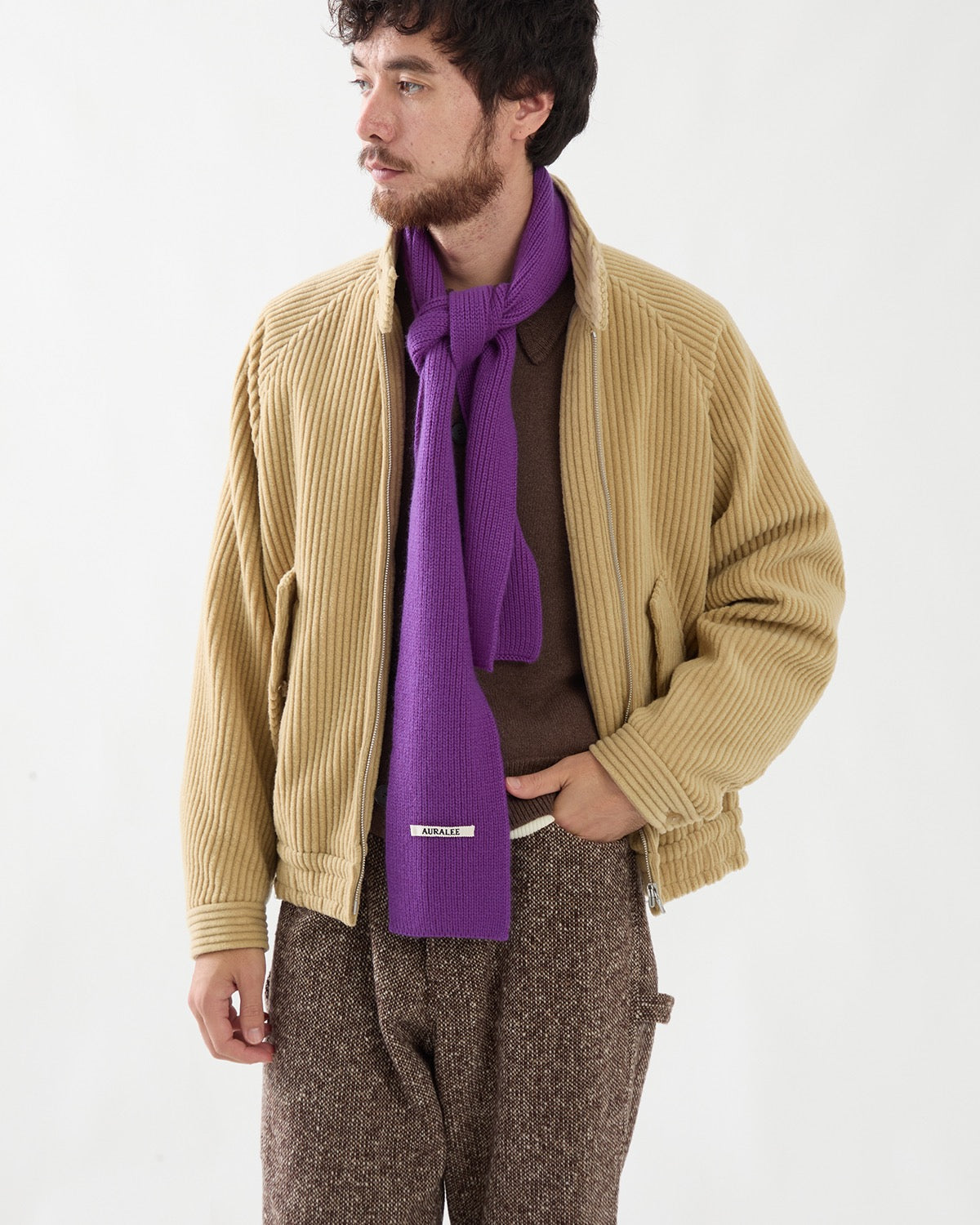 LIGHT CASHMERE KNIT STOLE