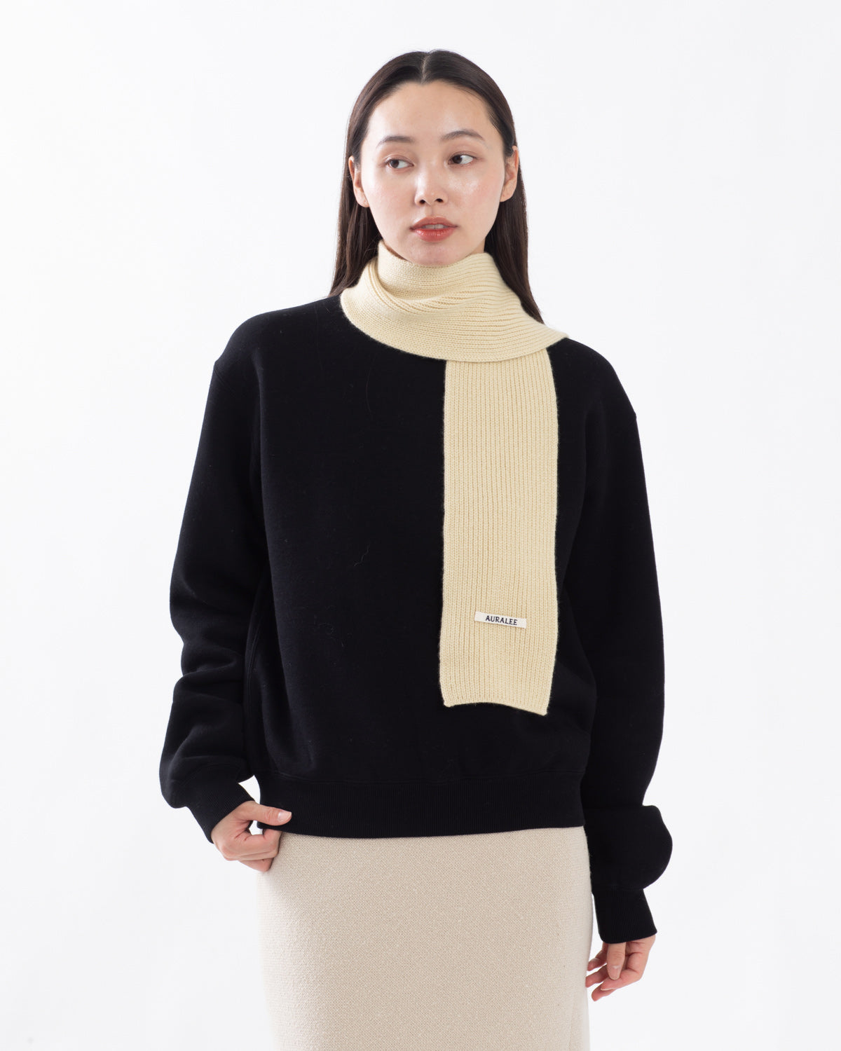 LIGHT CASHMERE KNIT STOLE