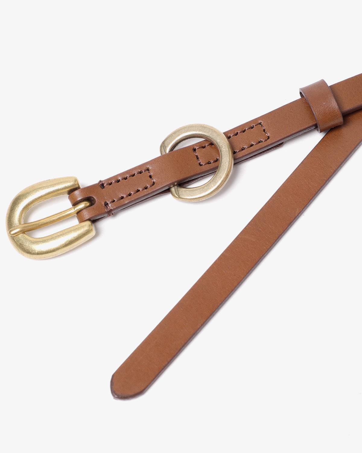 LEATHER NARROW BELT