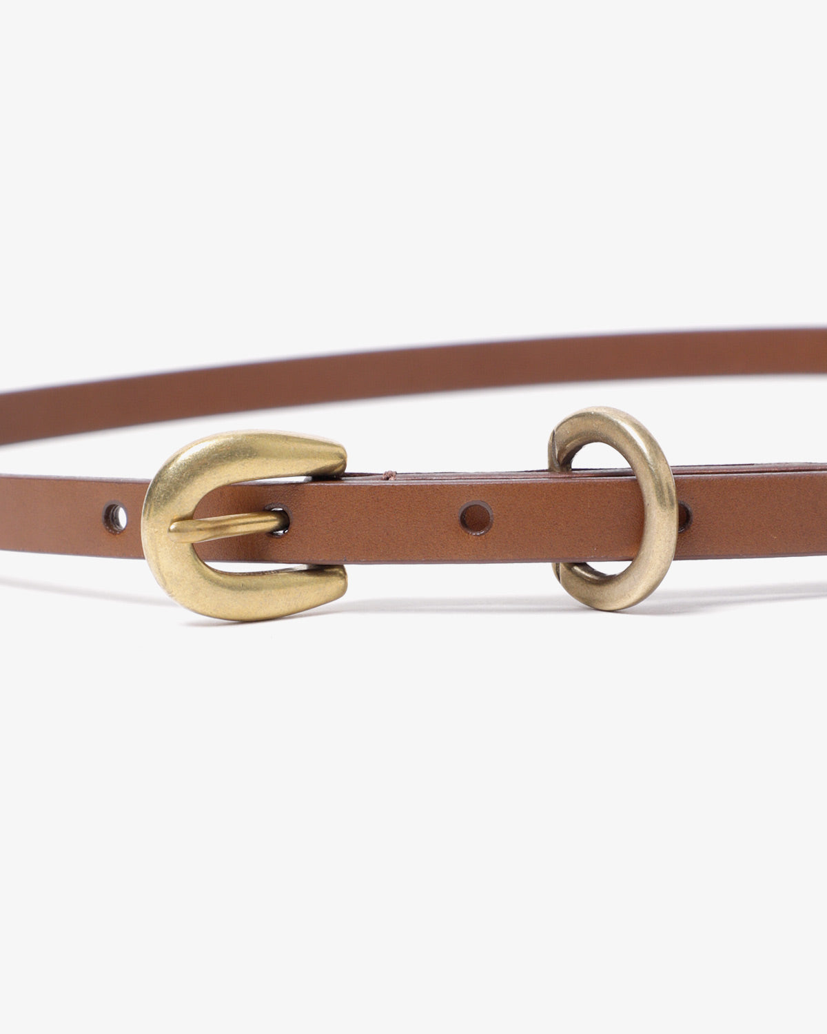 LEATHER NARROW BELT