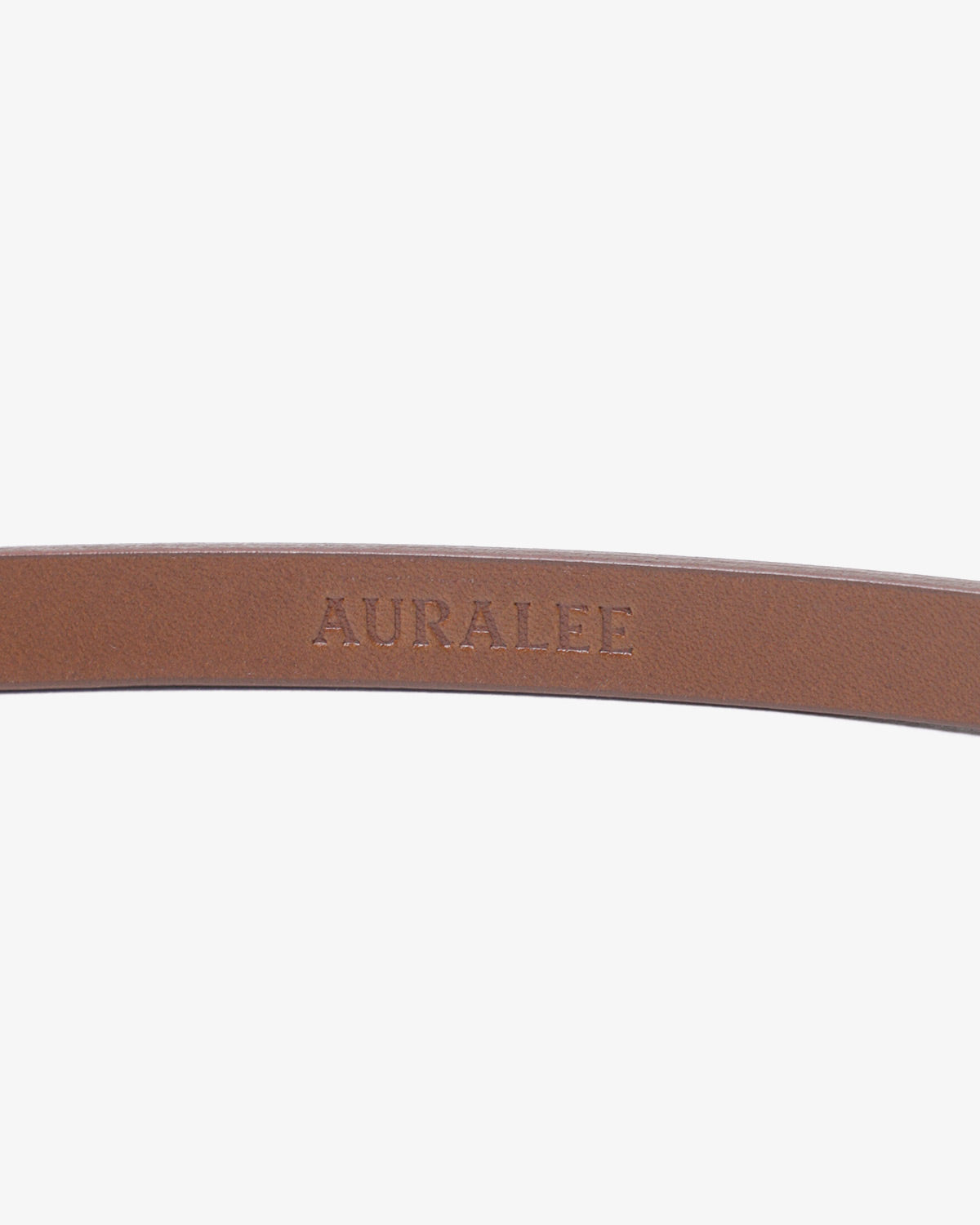 LEATHER NARROW BELT