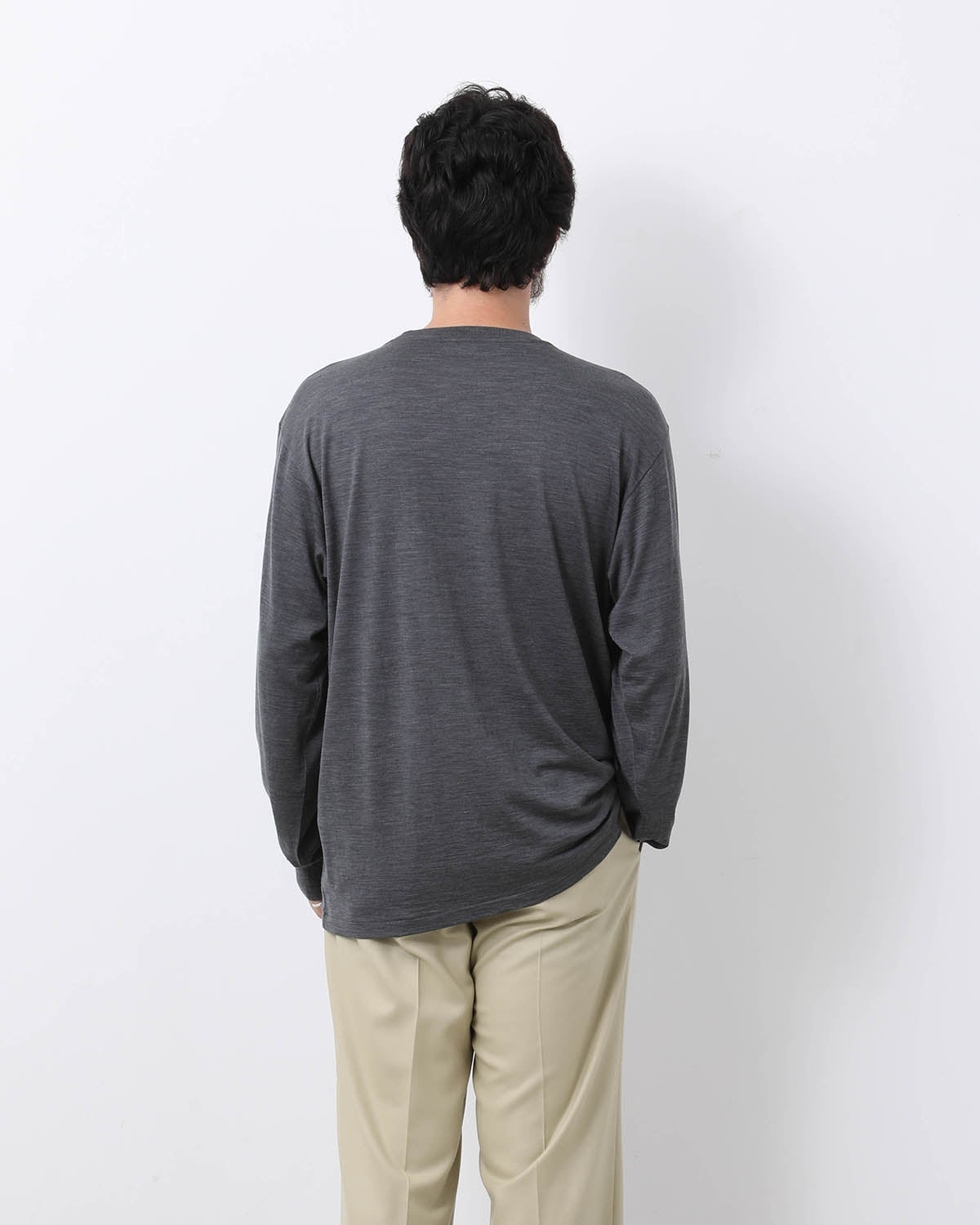 WOOL SOFT JERSEY L/S TEE