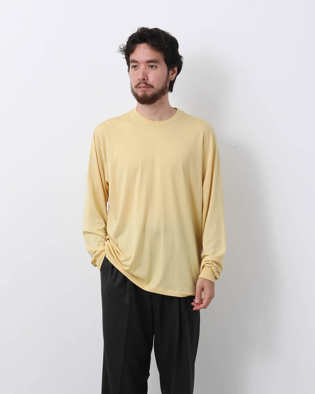 WOOL SOFT JERSEY L/S TEE