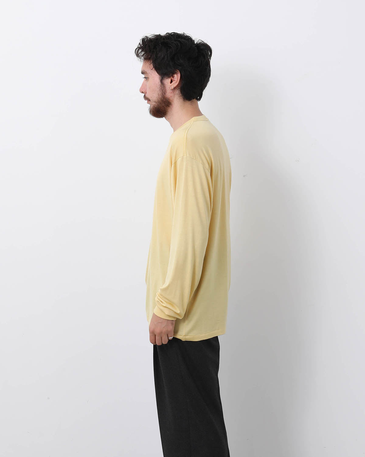 WOOL SOFT JERSEY L/S TEE