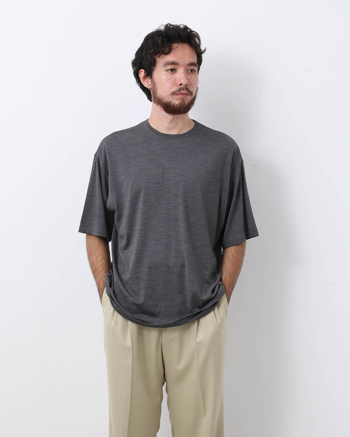 WOOL SOFT JERSEY TEE