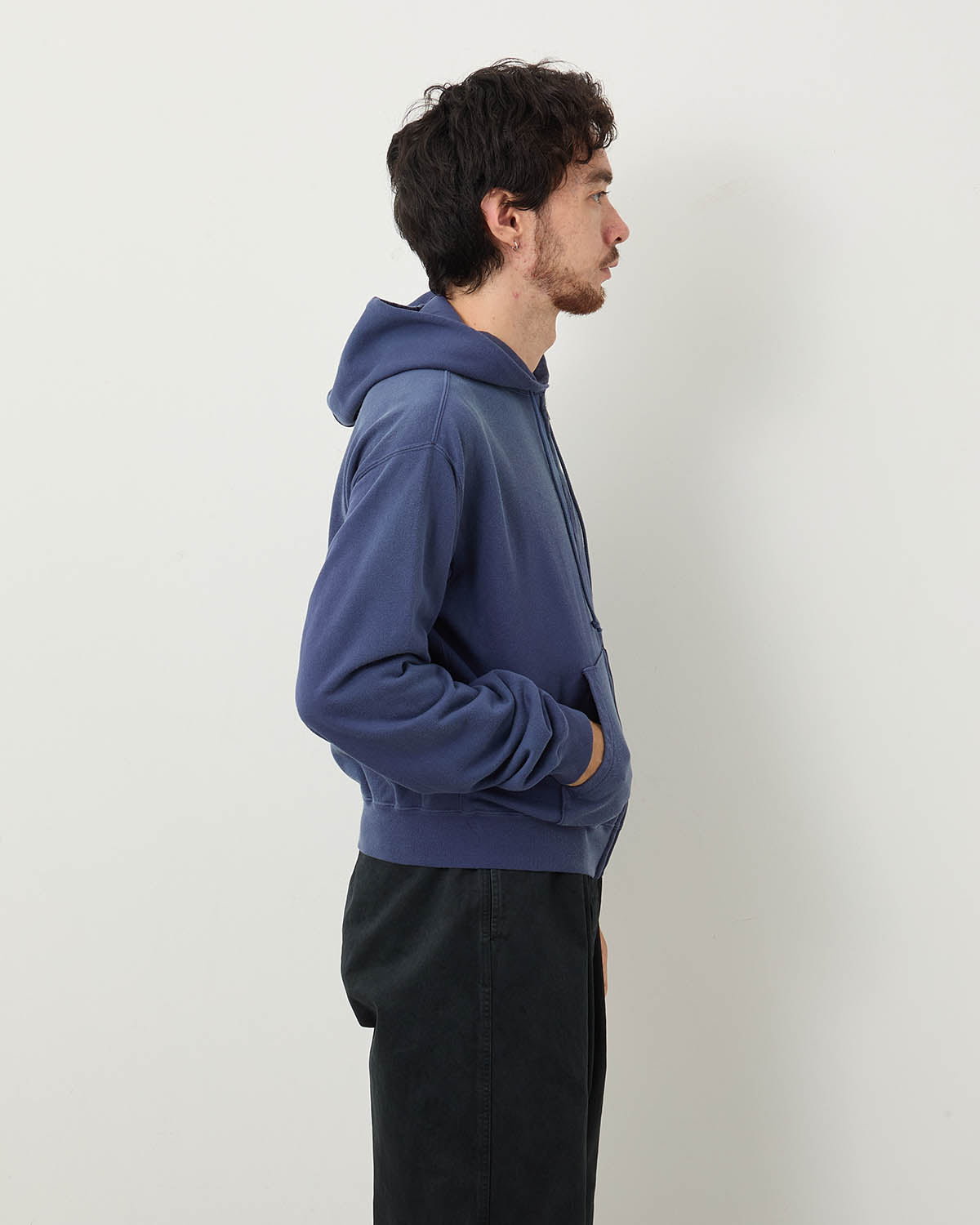 PRODUCT DYED PIMA LIGHT SWEAT ZIP PARKA