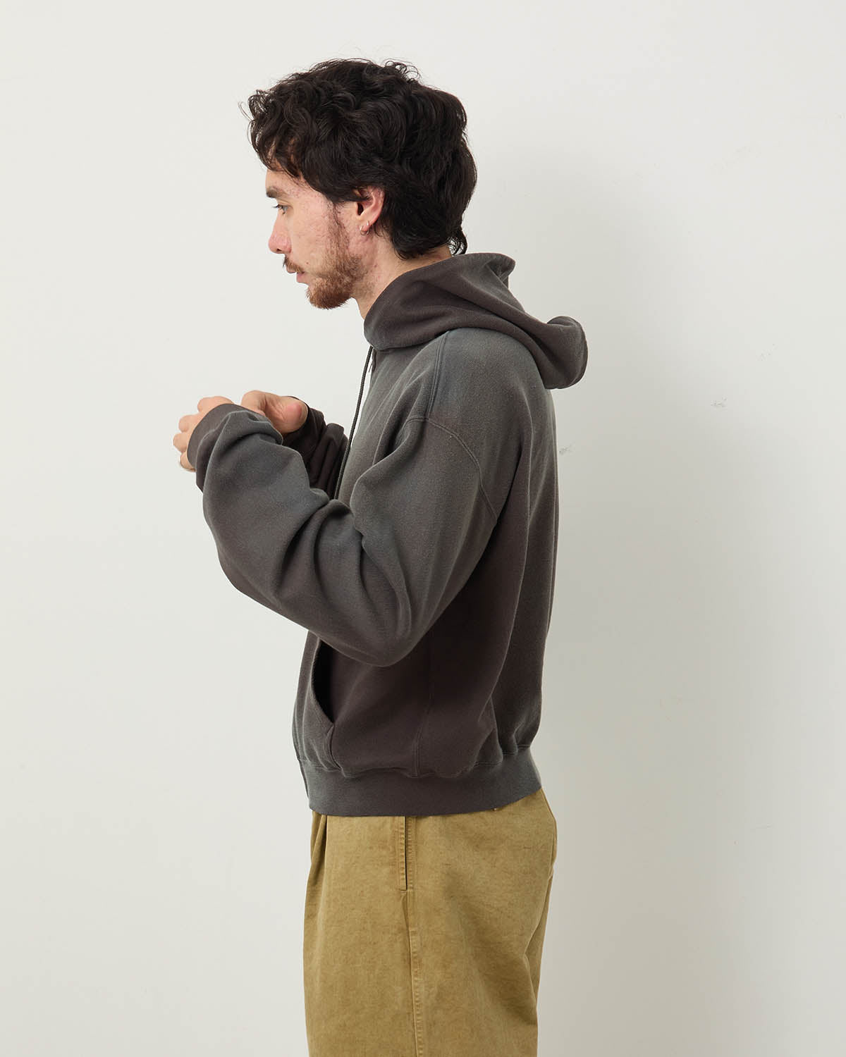 PRODUCT DYED PIMA LIGHT SWEAT ZIP PARKA