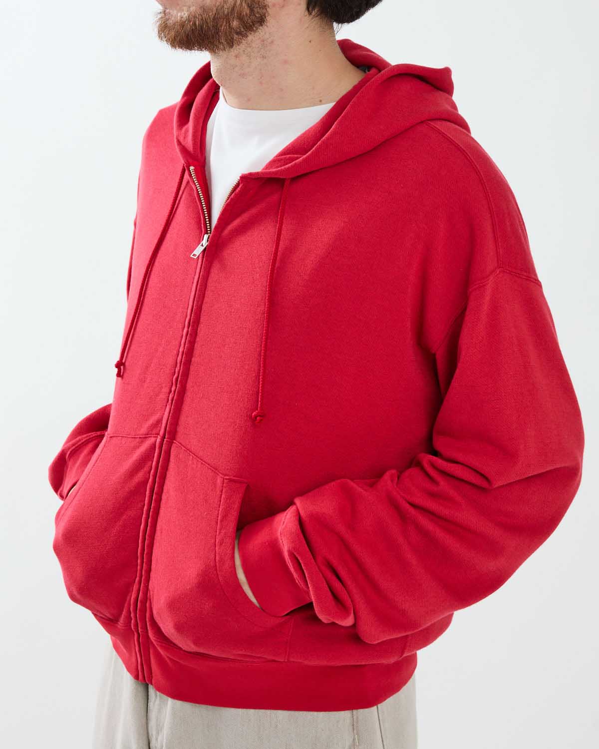 HIGH TWIST LIGHT SWEAT ZIP PARKA