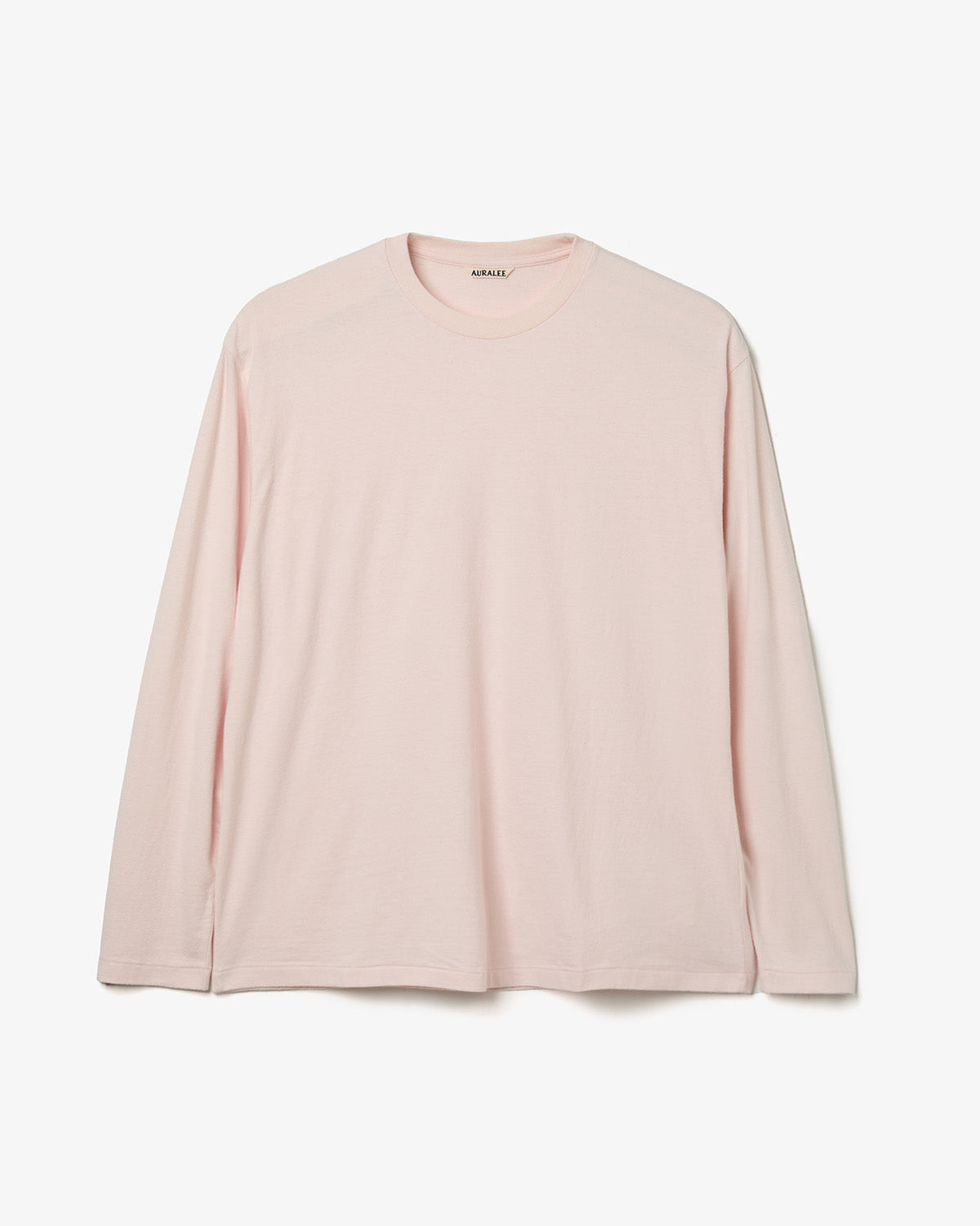 BRUSHED ORGANIC COTTON JERSEY L/S TEE