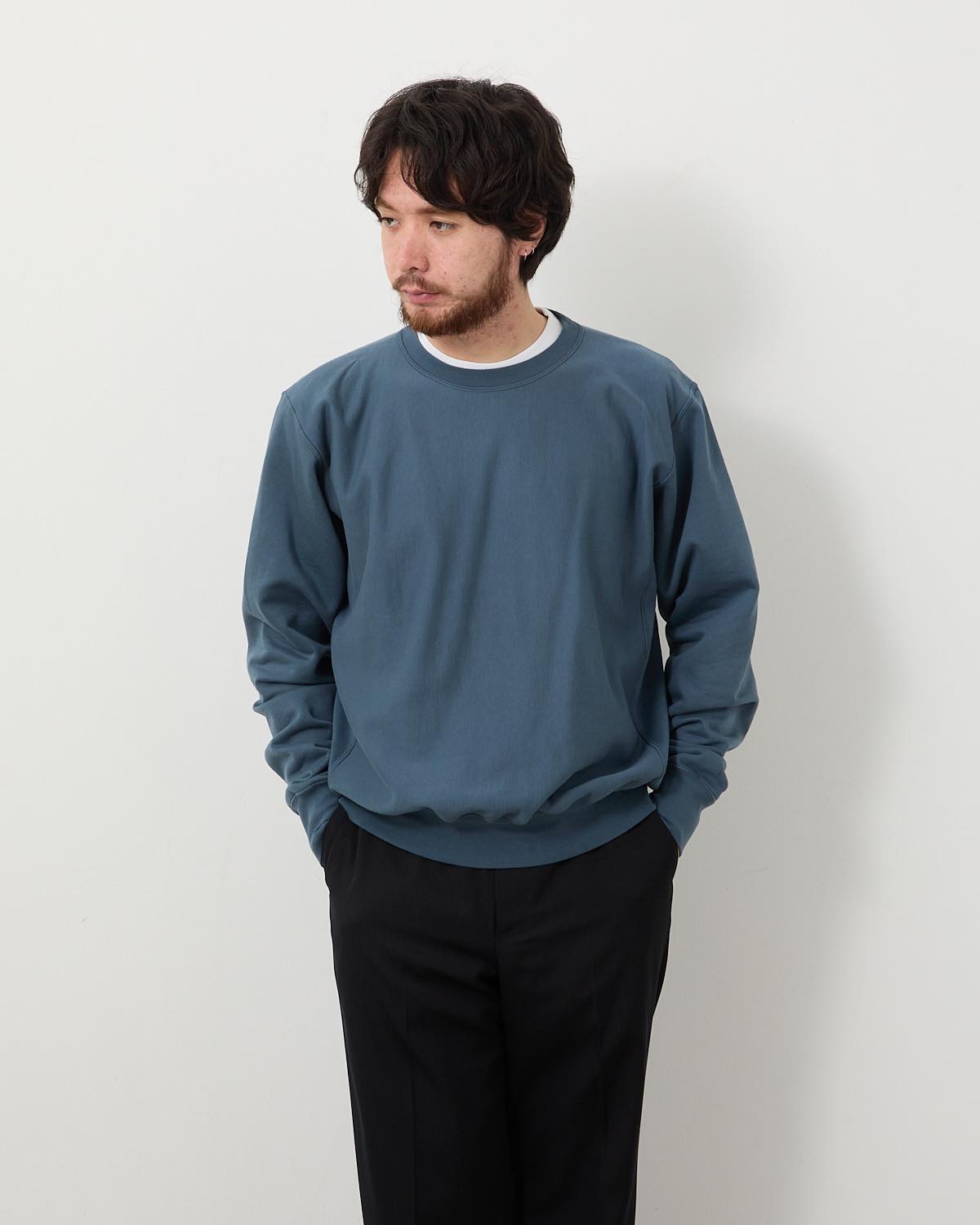 ELASTIC HIGH GAUGE SWEAT P/O