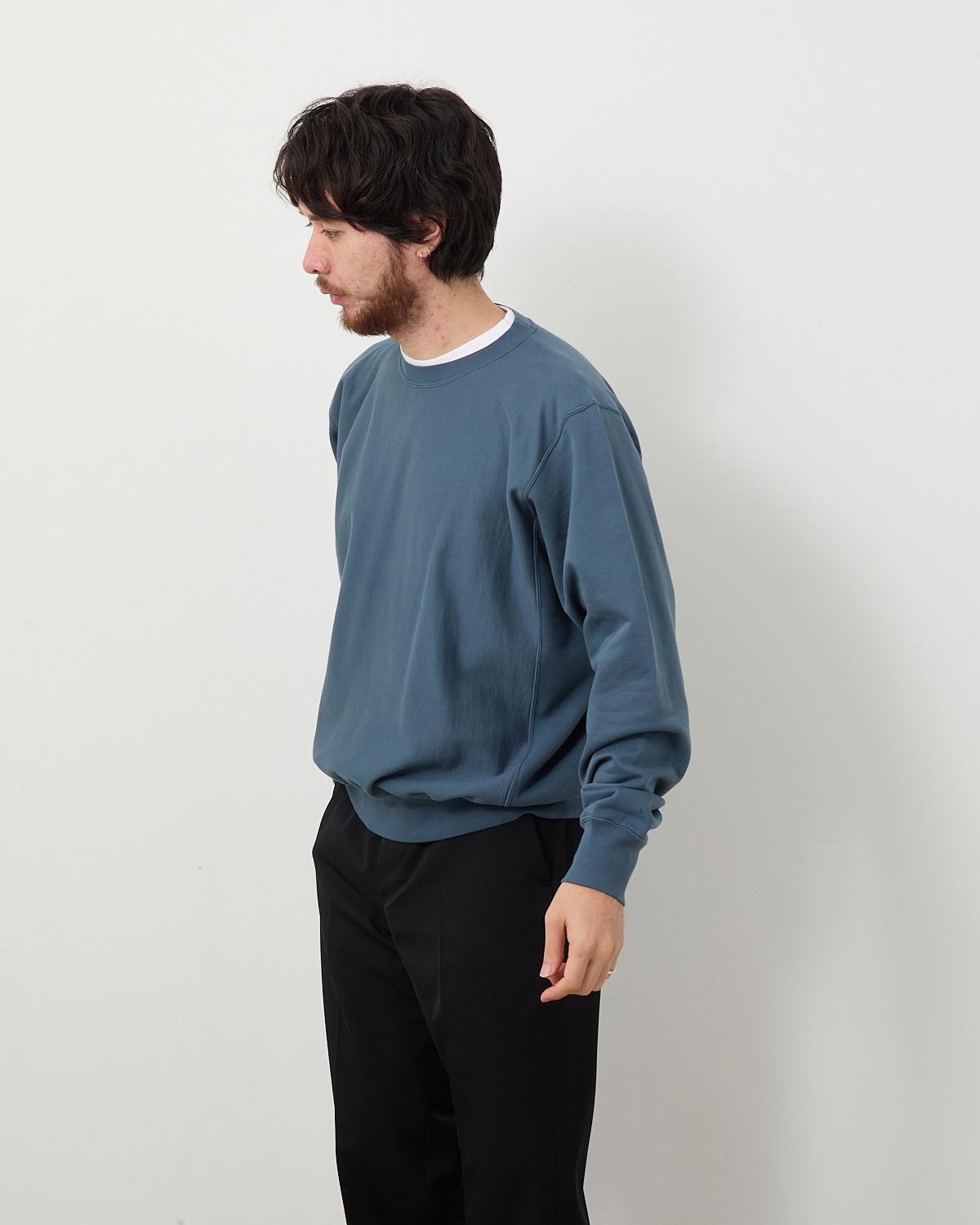 ELASTIC HIGH GAUGE SWEAT P/O