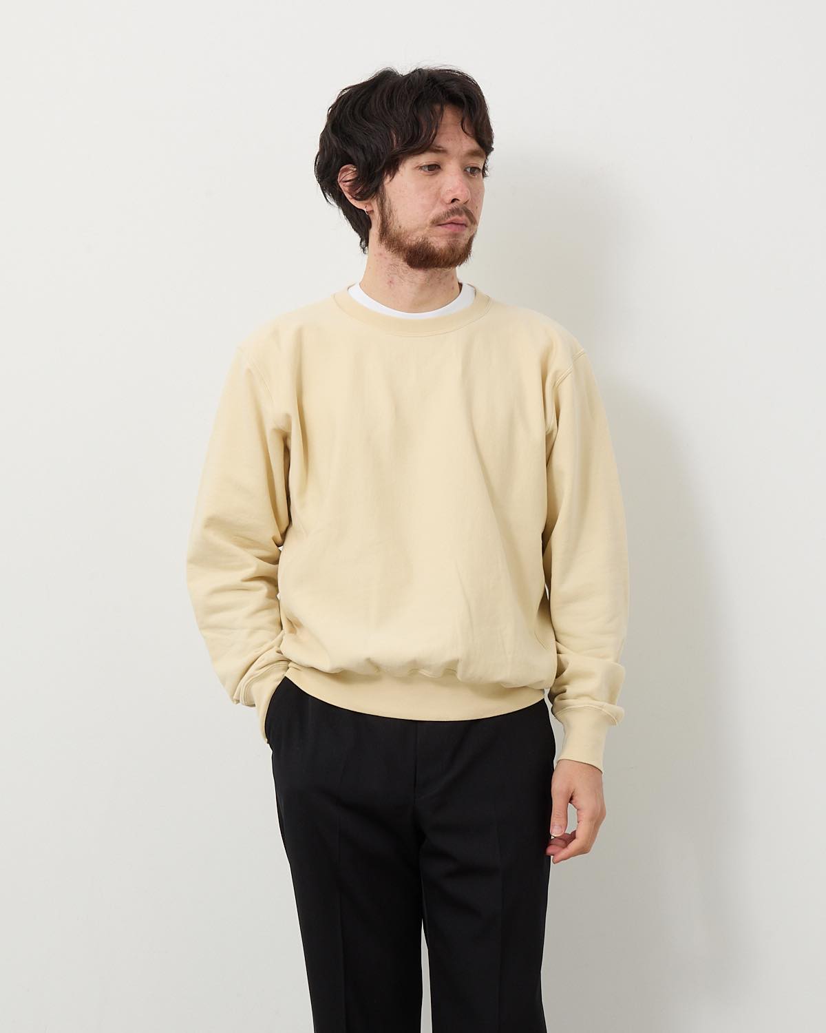 ELASTIC HIGH GAUGE SWEAT P/O