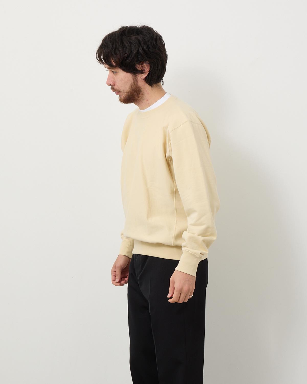 ELASTIC HIGH GAUGE SWEAT P/O