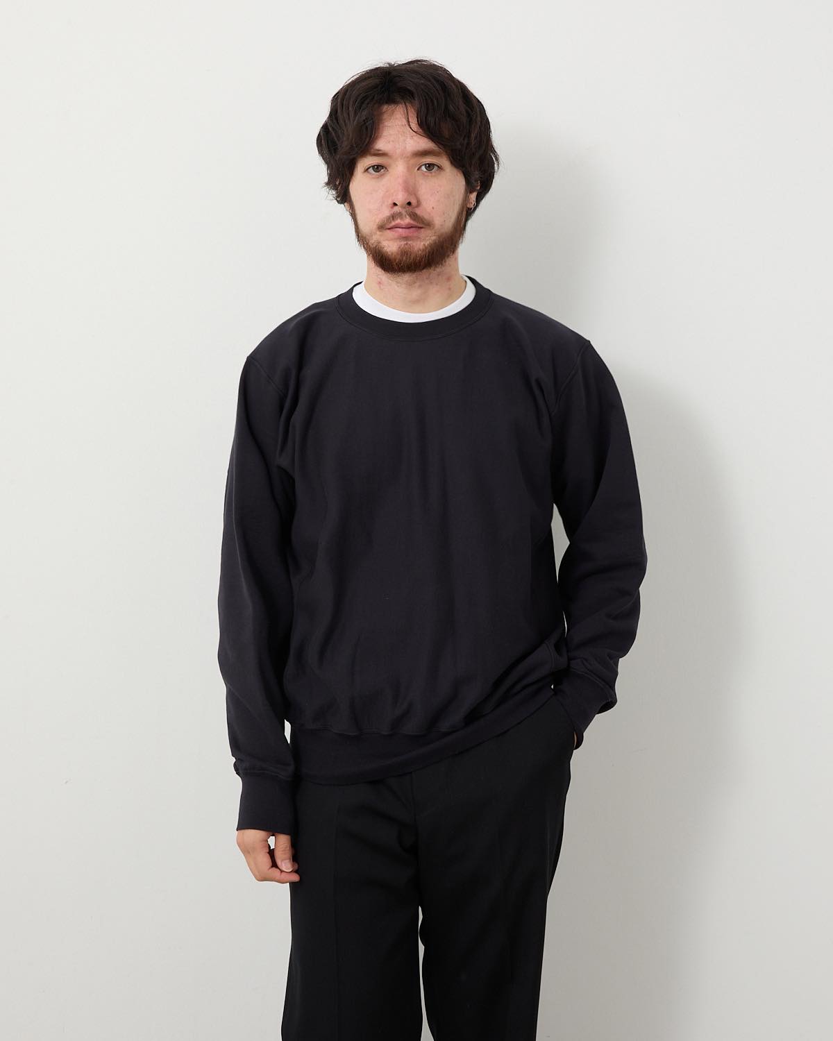 ELASTIC HIGH GAUGE SWEAT P/O