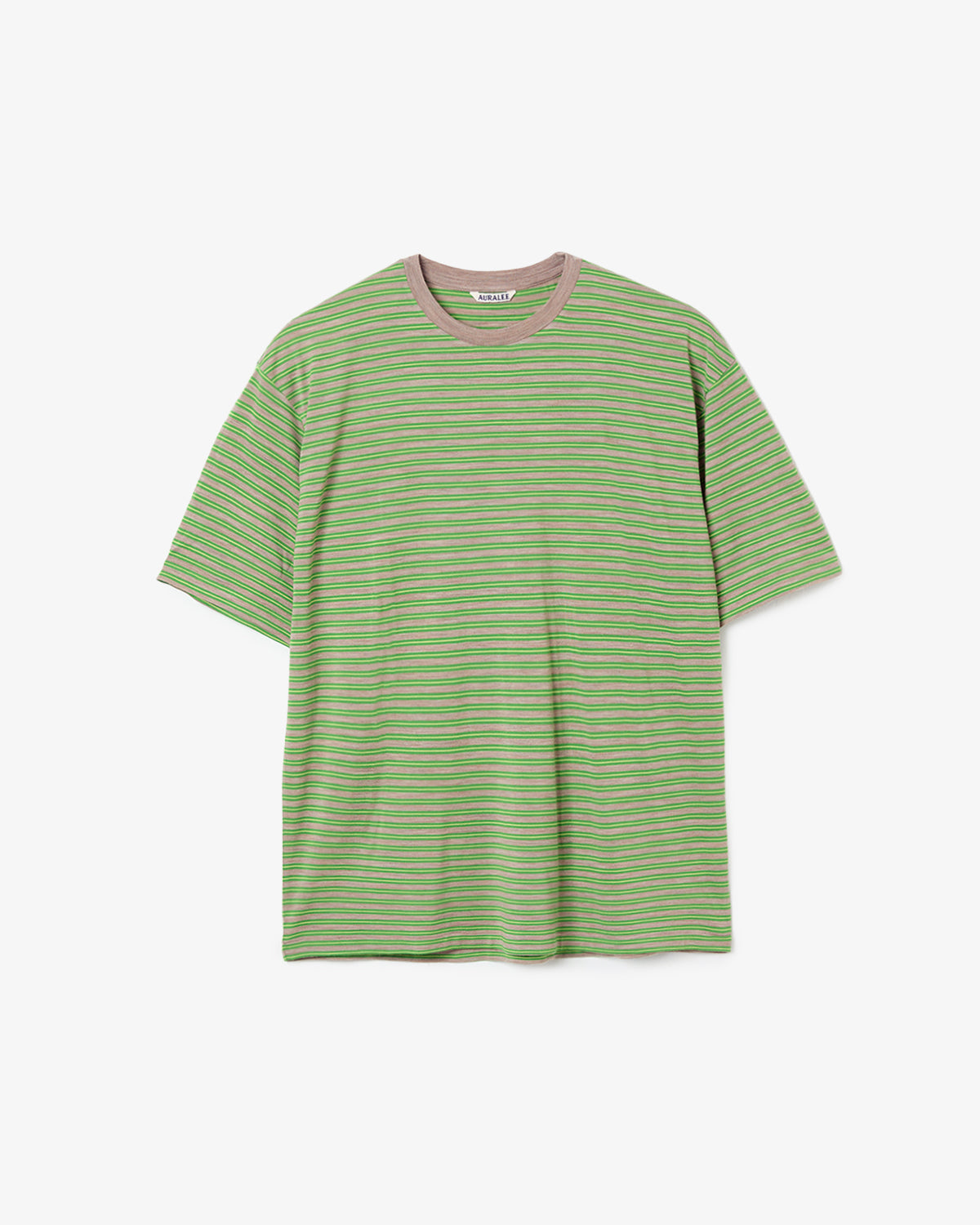 SOFT SMOOTH WOOL STRIPE JERSEY TEE