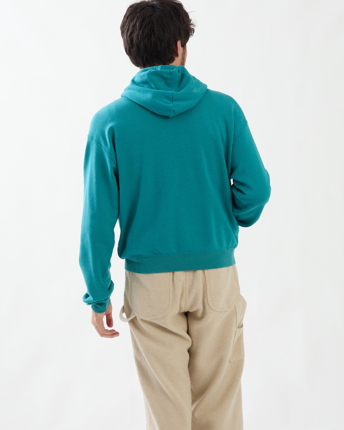 HIGH-TWIST COMPACT SWEAT ZIP PARKER