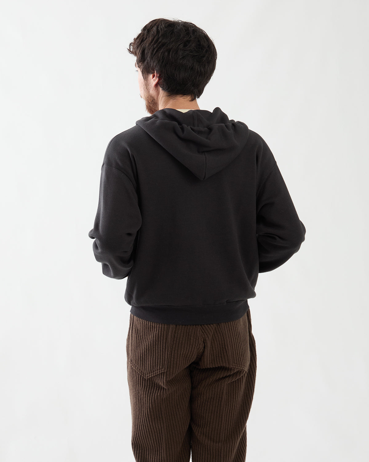 HIGH-TWIST COMPACT SWEAT ZIP PARKER