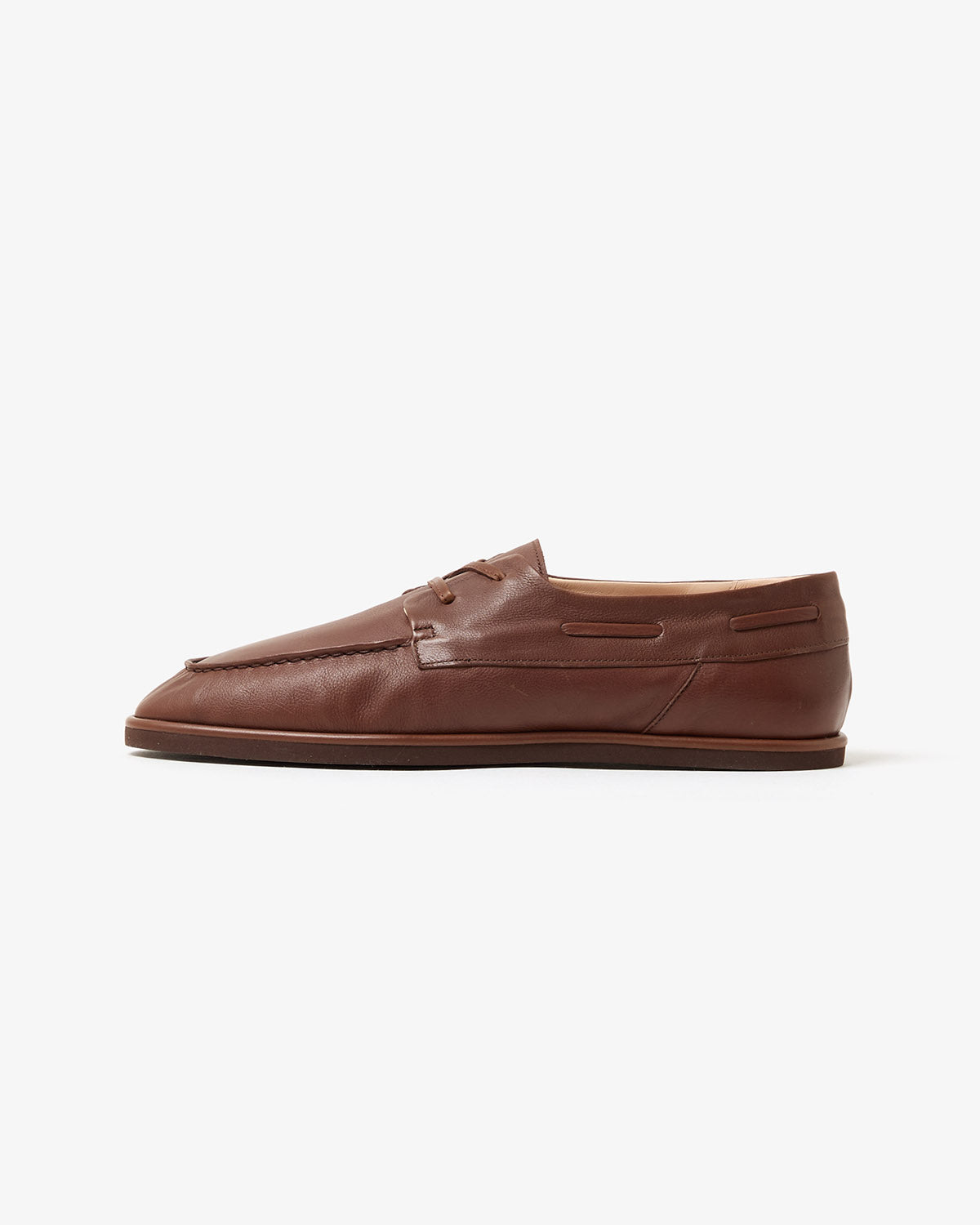 SOFT LEATHER DECK SHOES