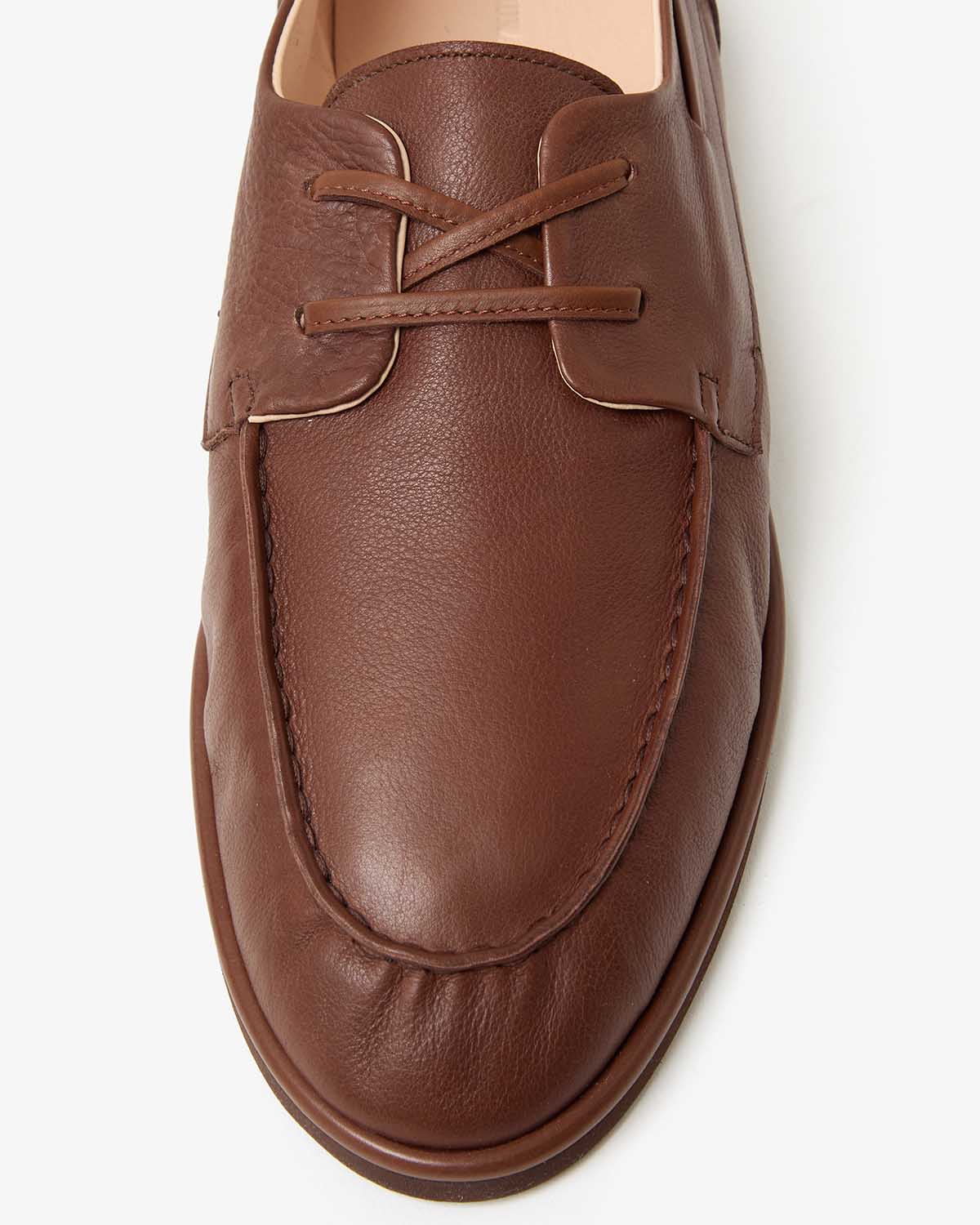 SOFT LEATHER DECK SHOES