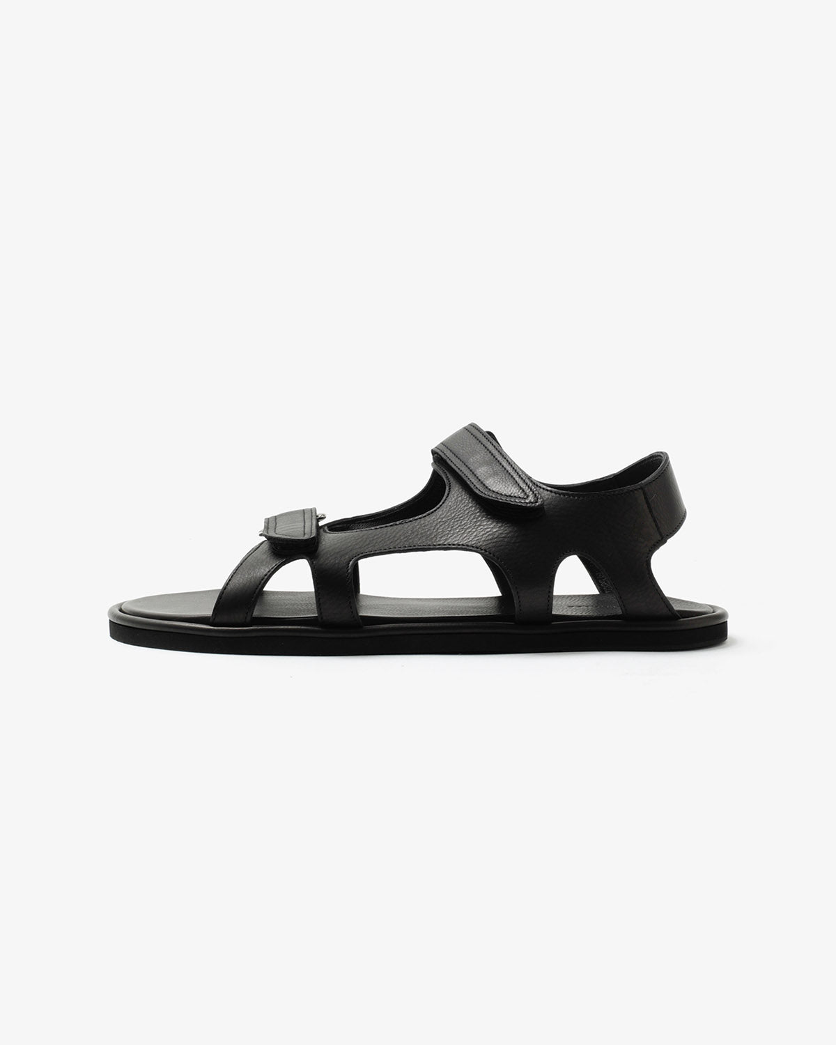 SOFT LEATHER DOUBLE STRAP SANDALS