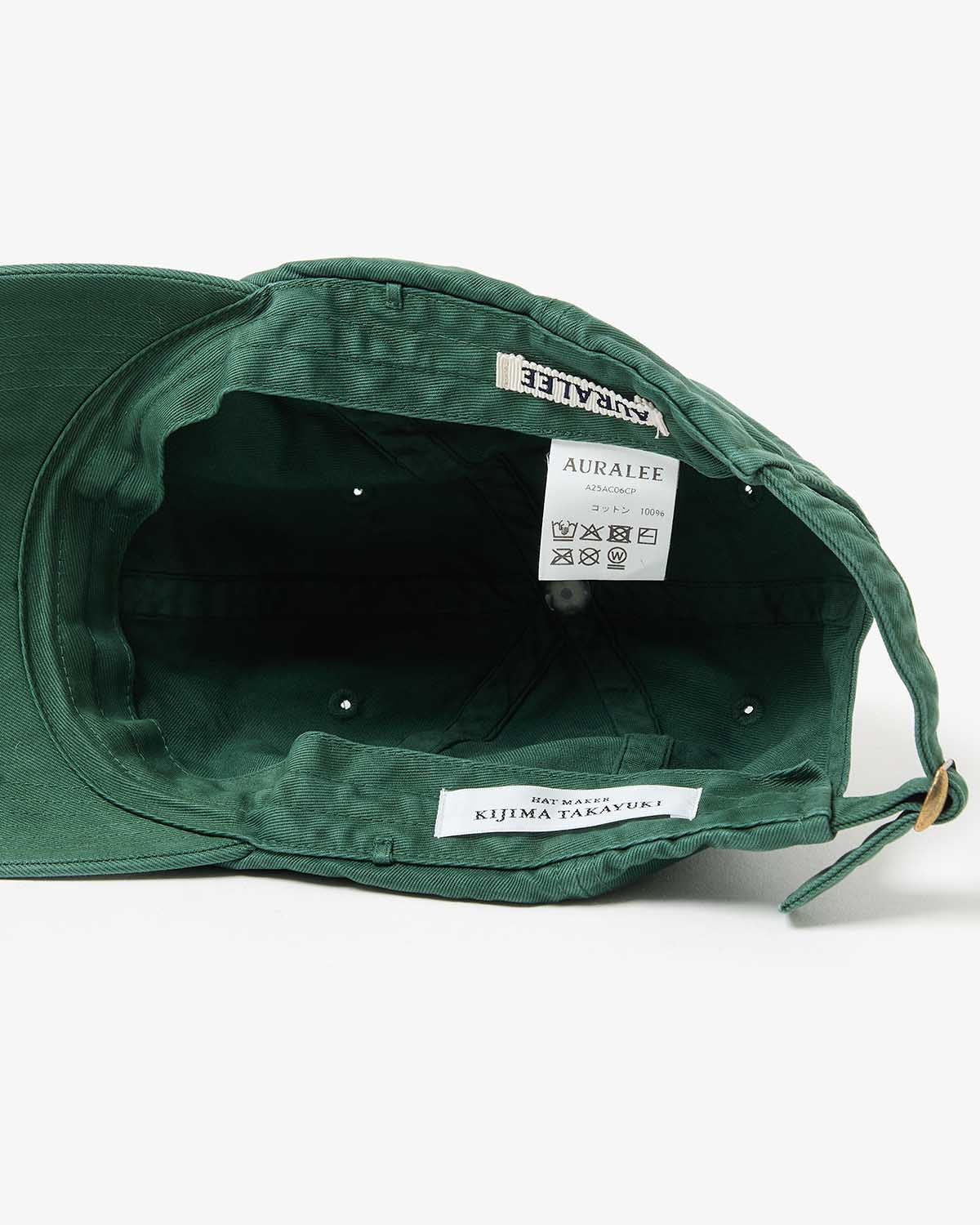 帽子 AURALEE PRODUCT DYED FINX CHINO CAP Auralee Product Dyed Finx Chino Cap Made by Kijimatakayuki