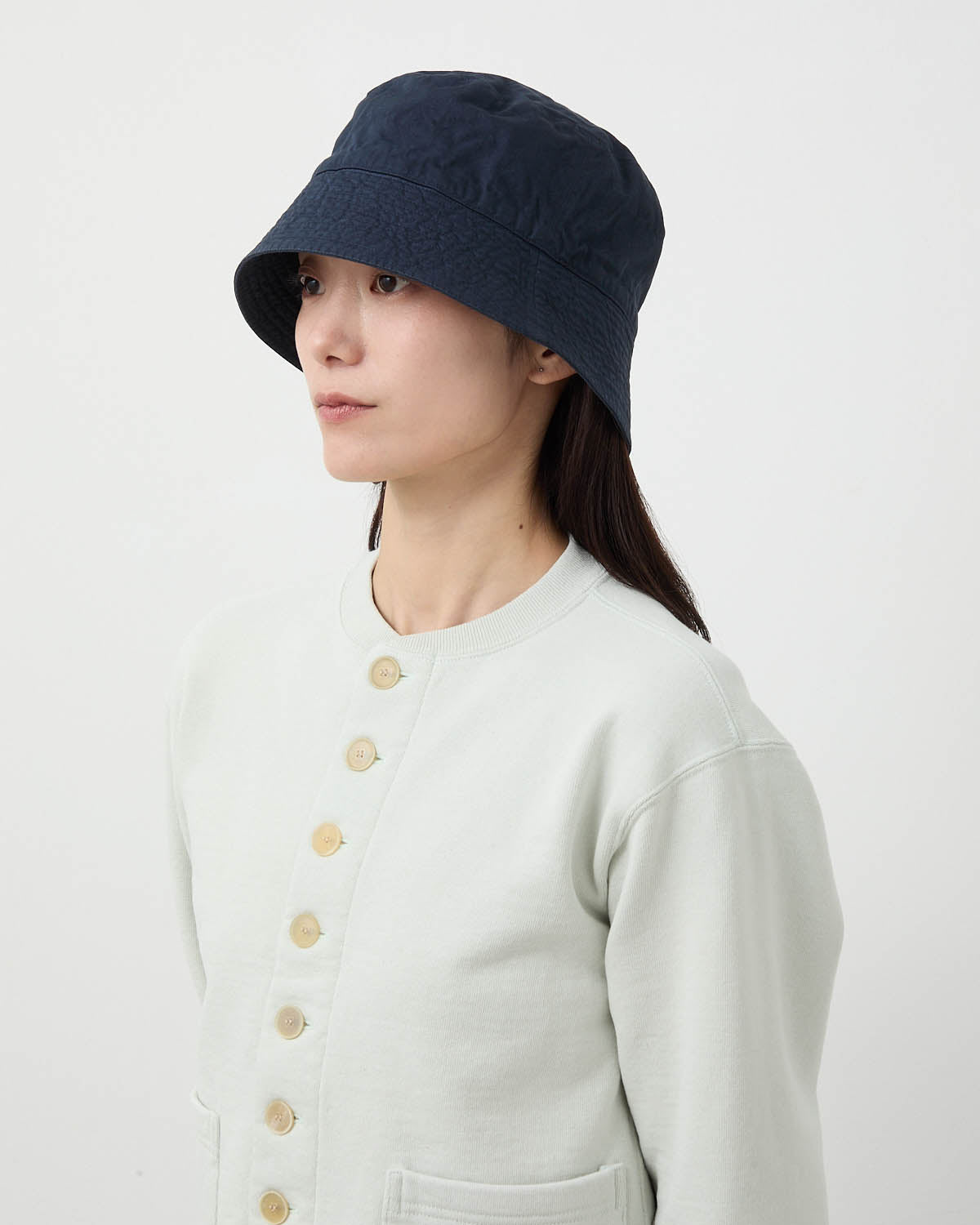 GARMENT-DYED FINX CHINO BUCKET HAT MADE BY KIJIMA TAKAYUKI
