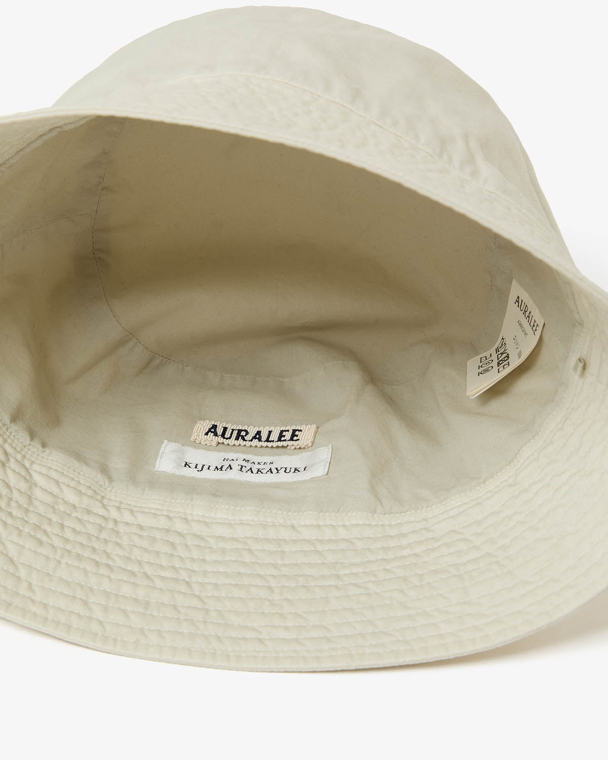 GARMENT-DYED FINX CHINO BUCKET HAT MADE BY KIJIMA TAKAYUKI