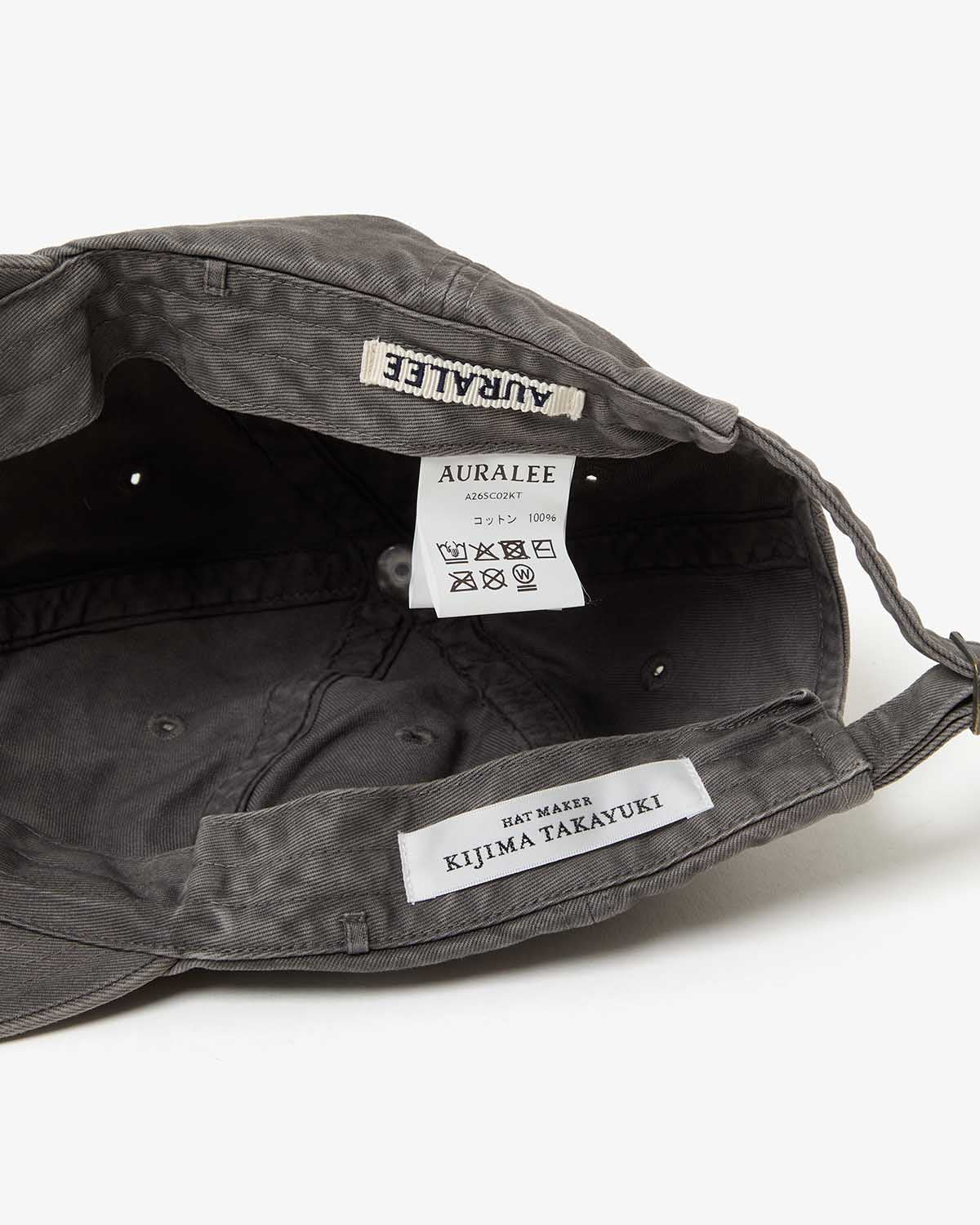 GARMENT-DYED FINX CHINO CAP MADE BY KIJIMA TAKAYUKI