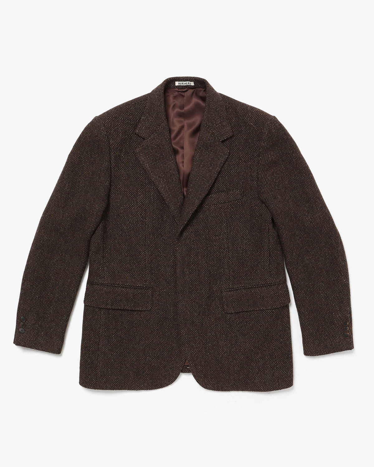 LAMA SHETLAND WOOL TWEED OVER JACKET