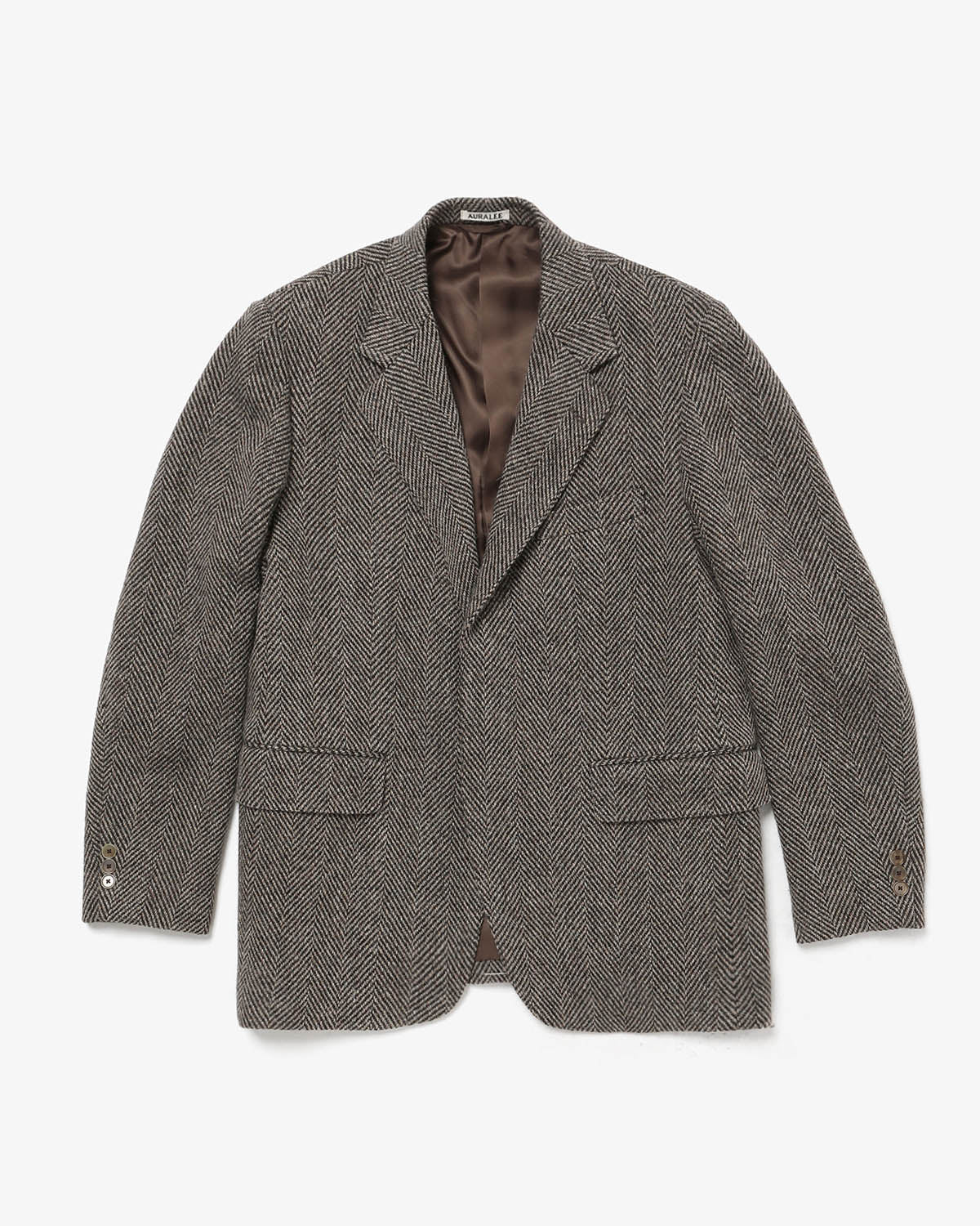 LAMA SHETLAND WOOL TWEED OVER JACKET