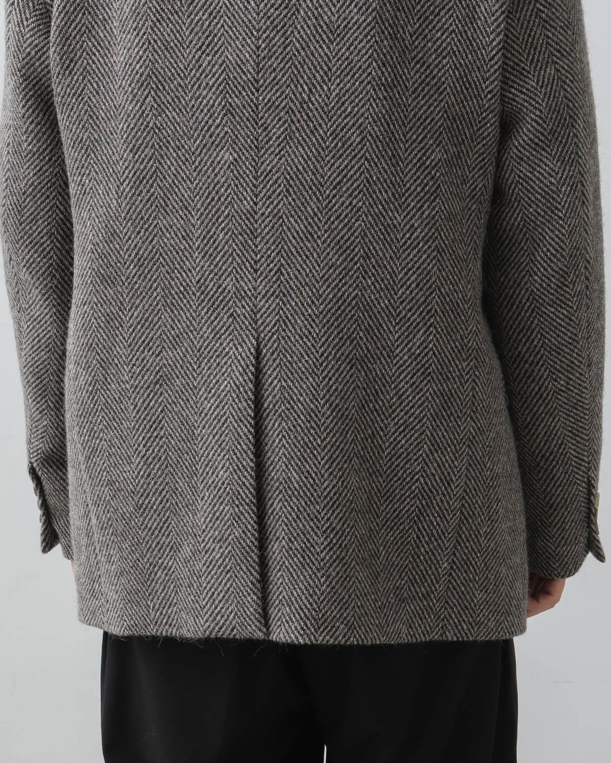 LAMA SHETLAND WOOL TWEED OVER JACKET