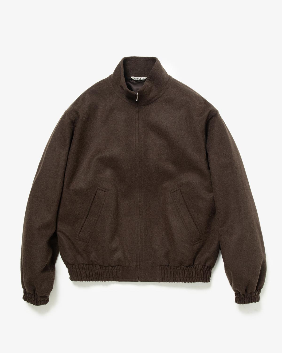 BABY CAMEL FLANNEL ZIP BLOUSON