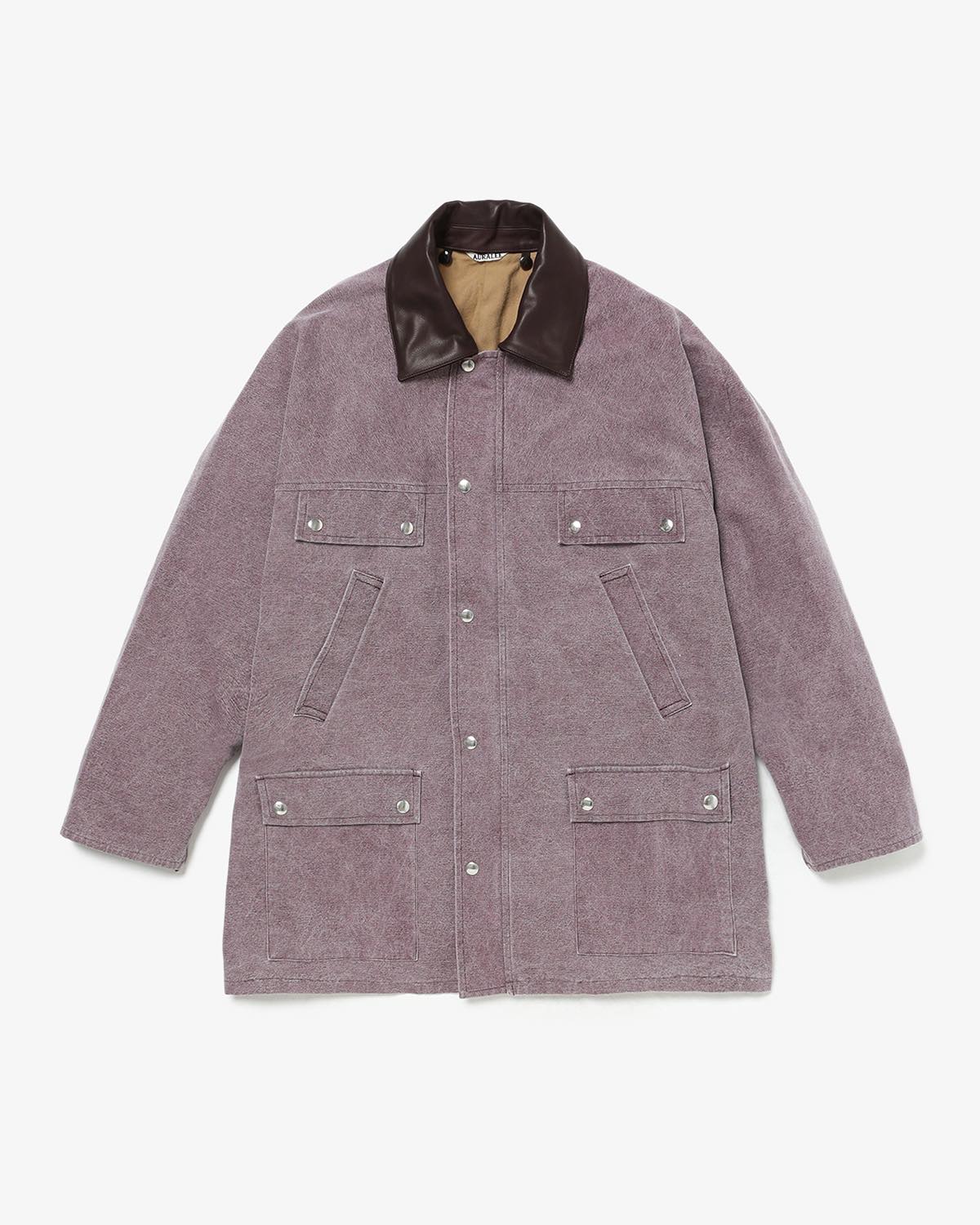 WASHED ORGANIC CANVAS HUNTING BLOUSON