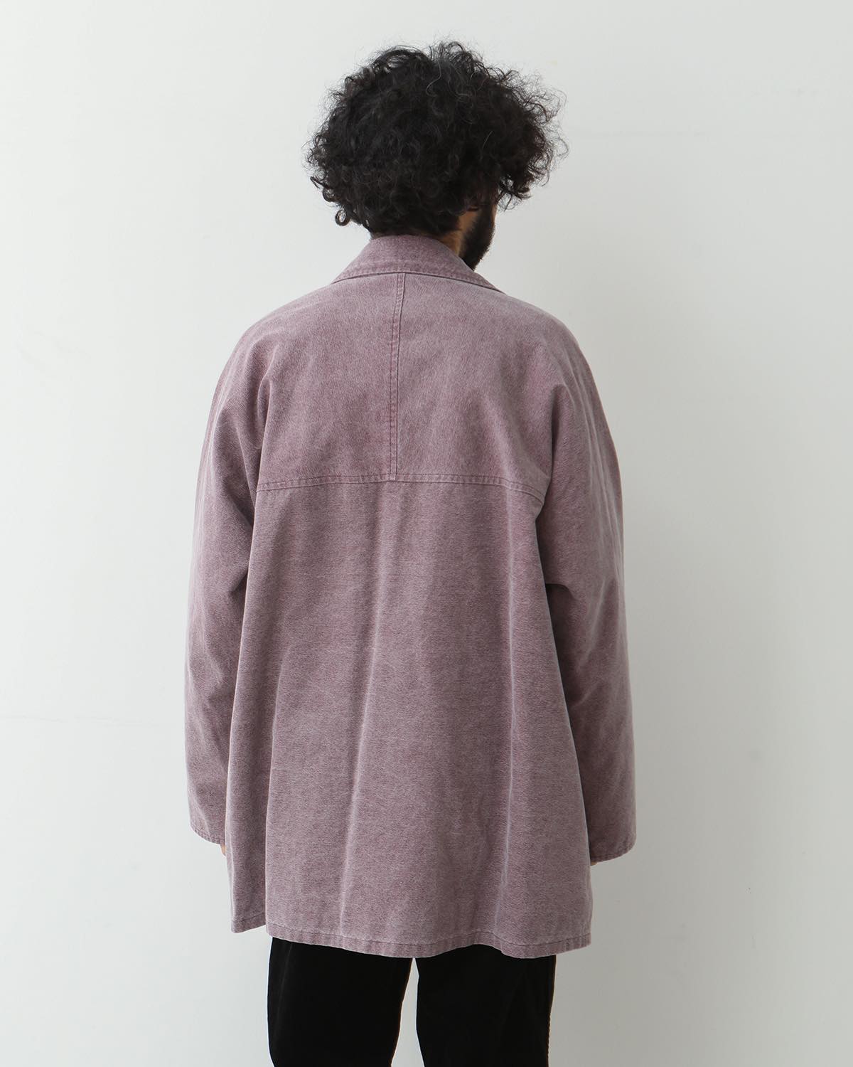 WASHED ORGANIC CANVAS HUNTING BLOUSON