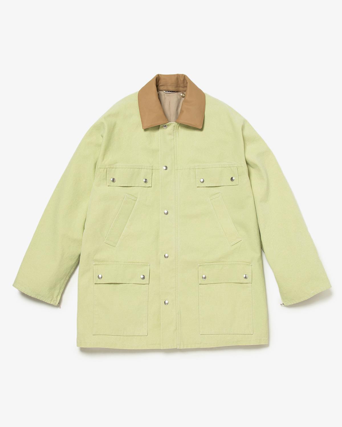 WASHED ORGANIC CANVAS HUNTING BLOUSON