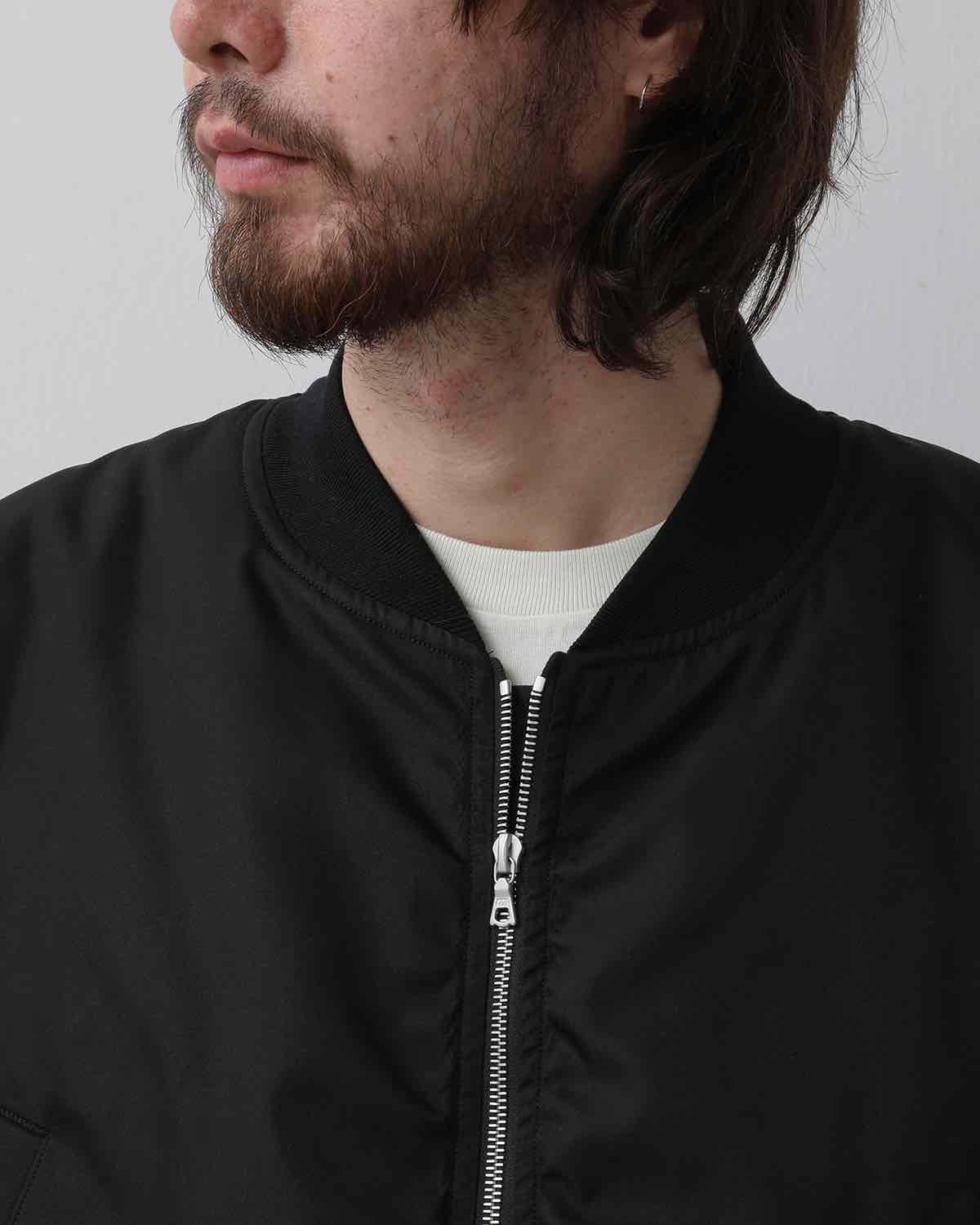 HIGH DENSITY SILK TWILL FLIGHT BLOUSON