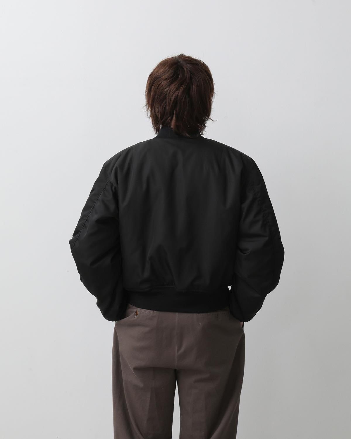 HIGH DENSITY SILK TWILL FLIGHT BLOUSON