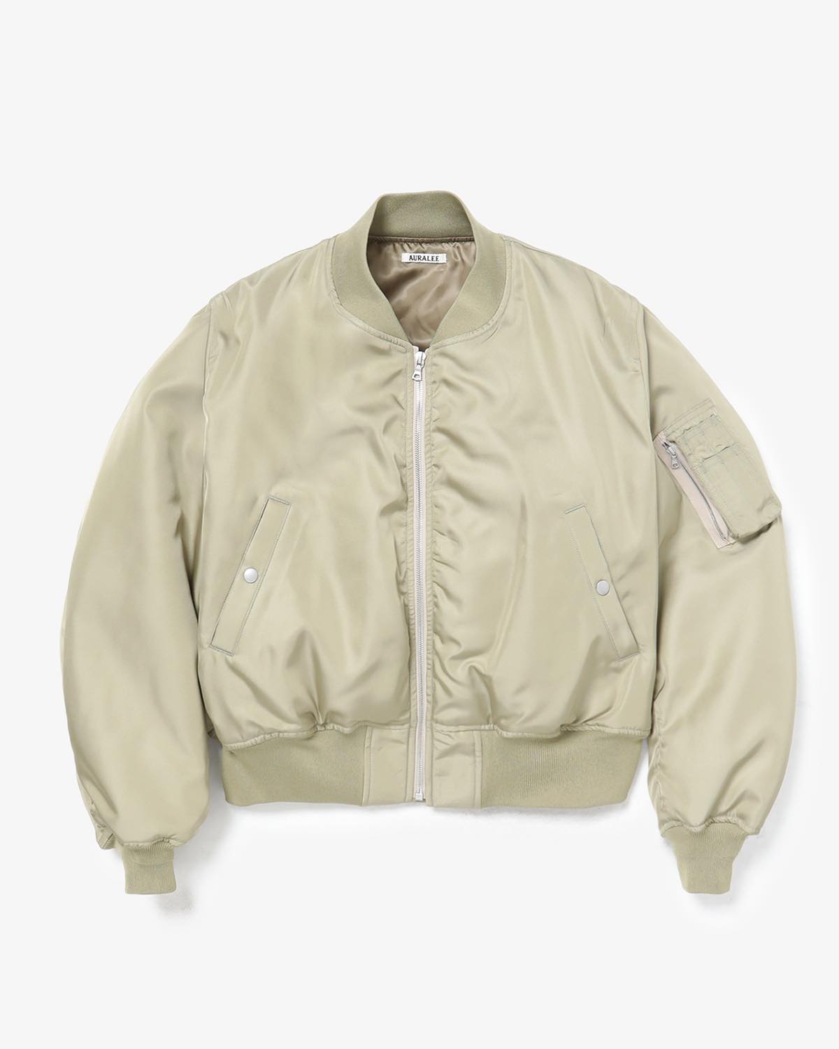 HIGH DENSITY SILK TWILL FLIGHT BLOUSON