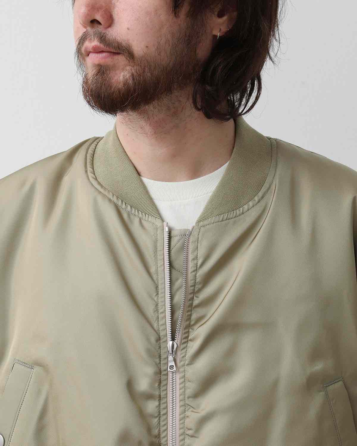 HIGH DENSITY SILK TWILL FLIGHT BLOUSON